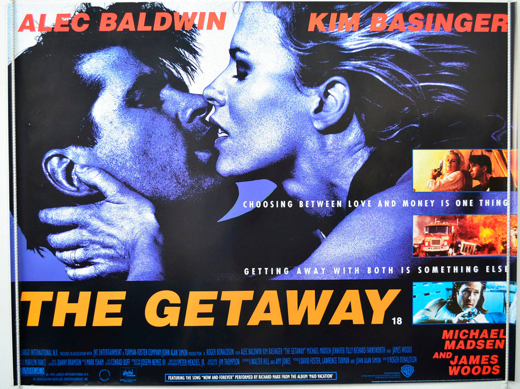 The Getaway Original British Quad Poster - Movie Poster