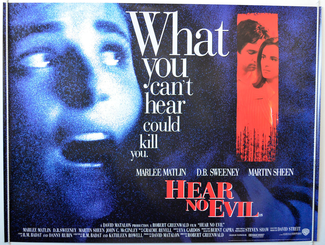 Hear No Evil Original British Quad Poster - Movie Poster