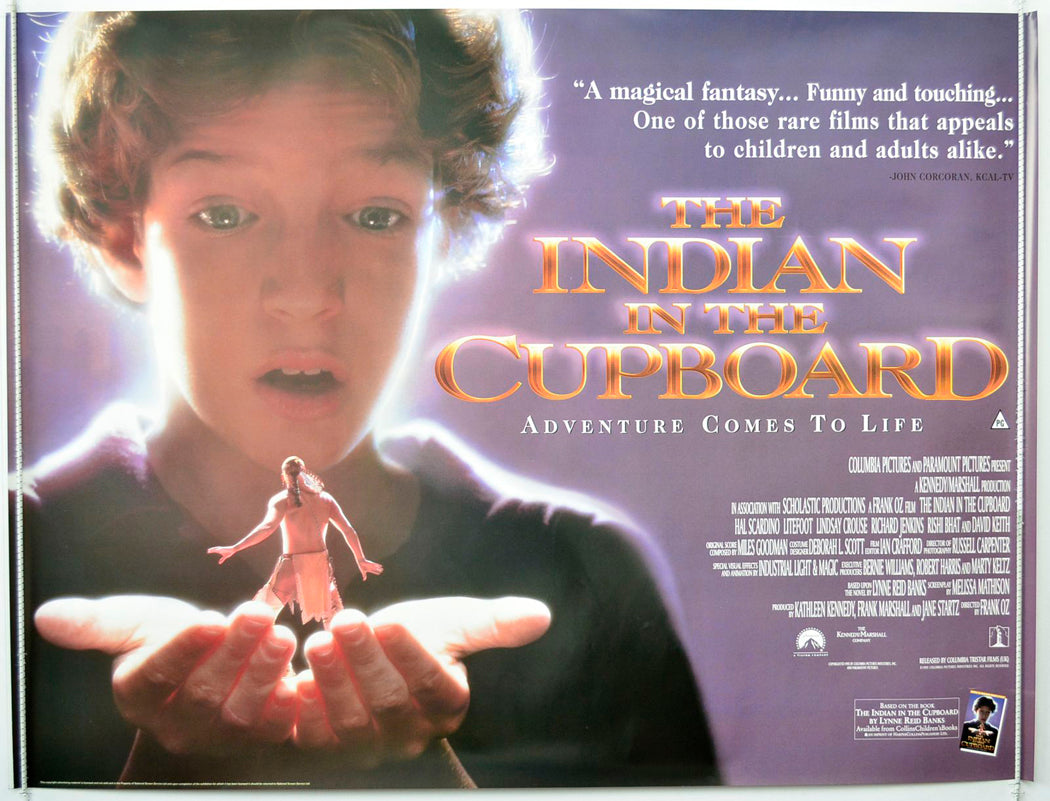 The Indian In The Cupboard Original British Quad Poster - Movie Poster