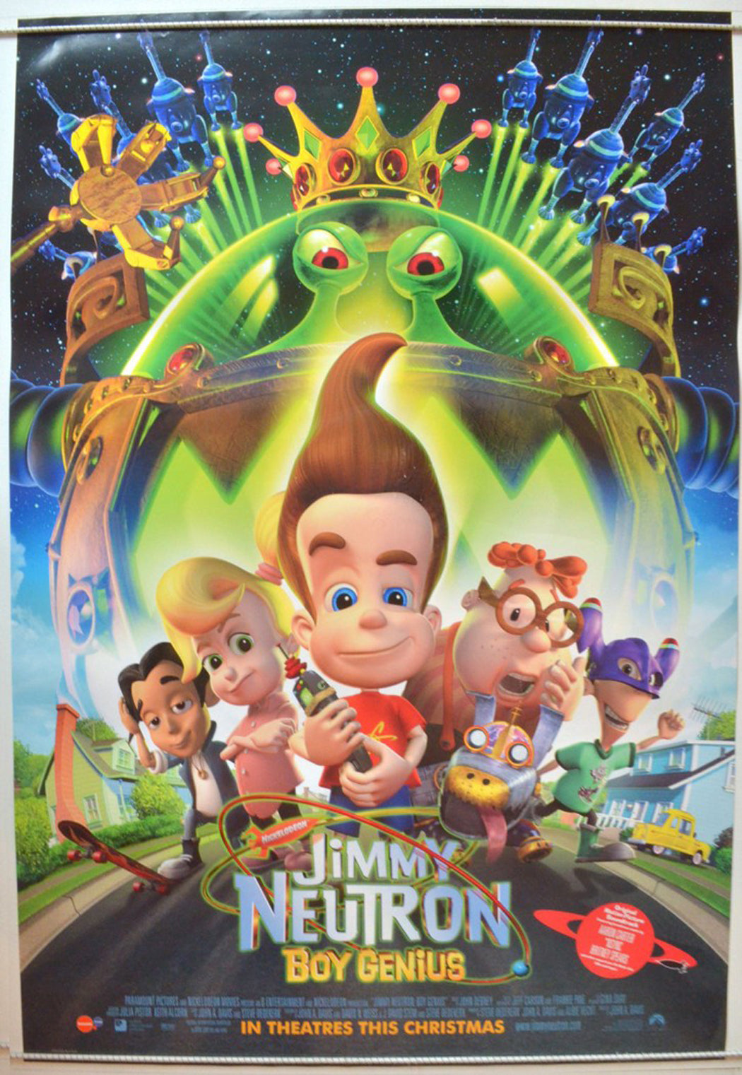 Jimmy Neutron : Boy Genius Original One Sheet Poster - Movie Poster