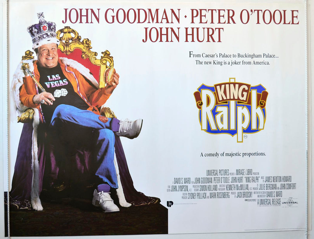 King Ralph Original British Quad Poster - Movie Poster