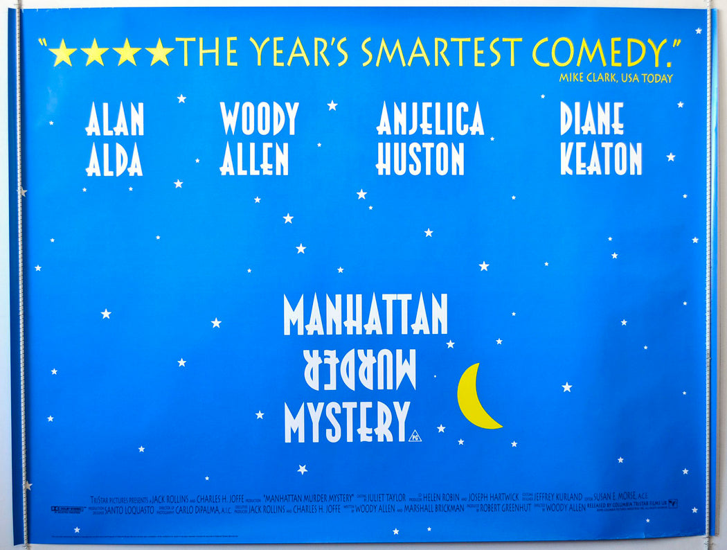 Manhattan Murder Mystery Original British Quad Poster - Movie Poster