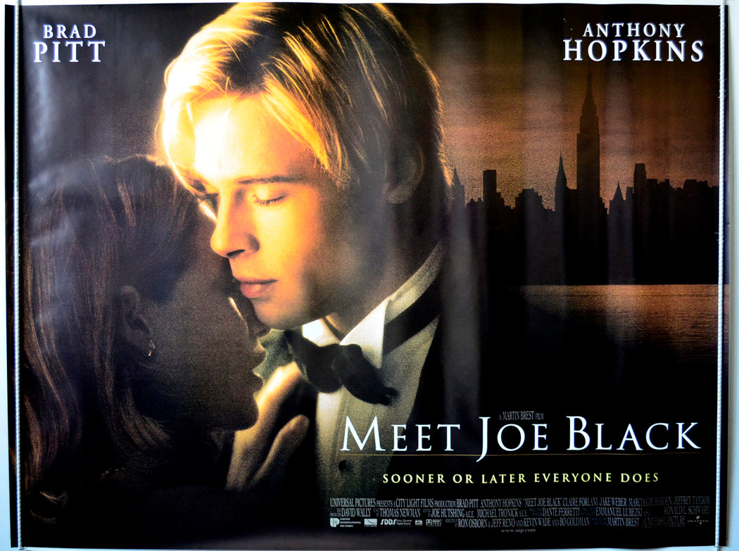 Meet Joe Black Original British Quad Poster - Movie Poster