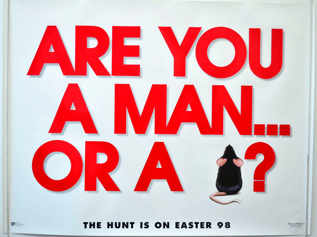 Mousehunt (Teaser / Advance Version) Original British Quad Poster - Movie Poster