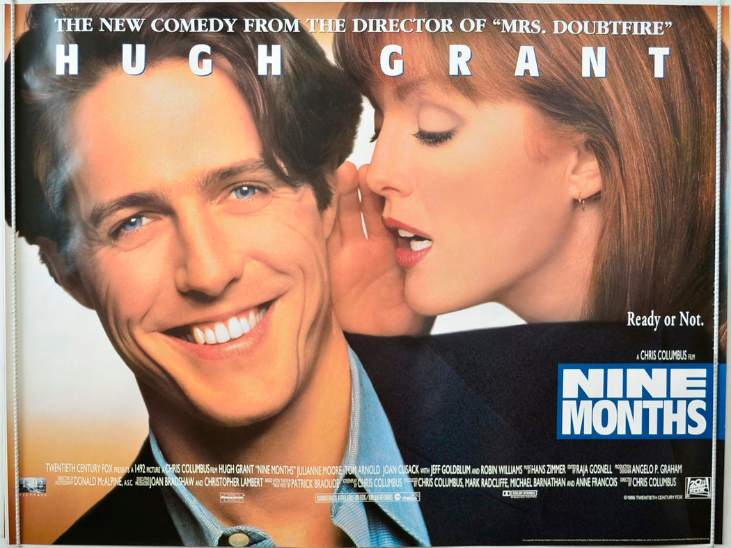 Nine Months Original British Quad Poster - Movie Poster