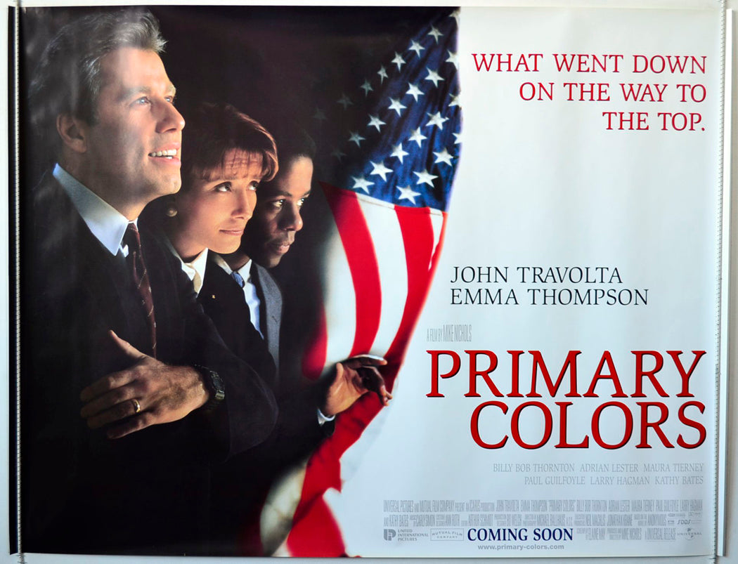 Primary Colors Original British Quad Poster - Movie Poster