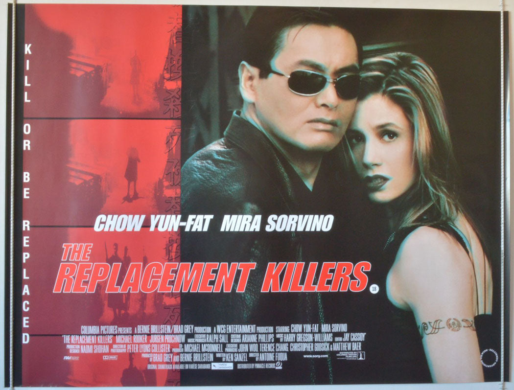 The Replacement Killers Original British Quad Poster - Movie Poster