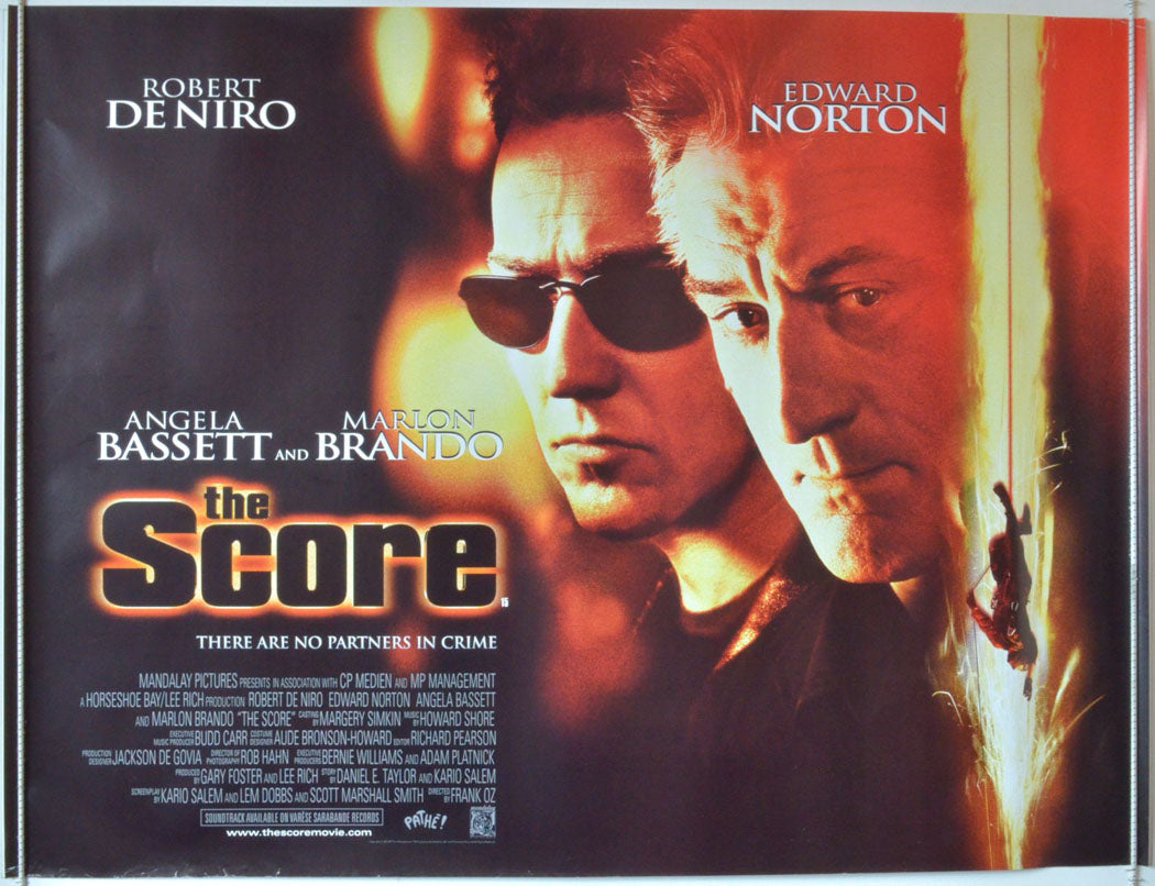 The Score Original British Quad Poster - Movie Poster