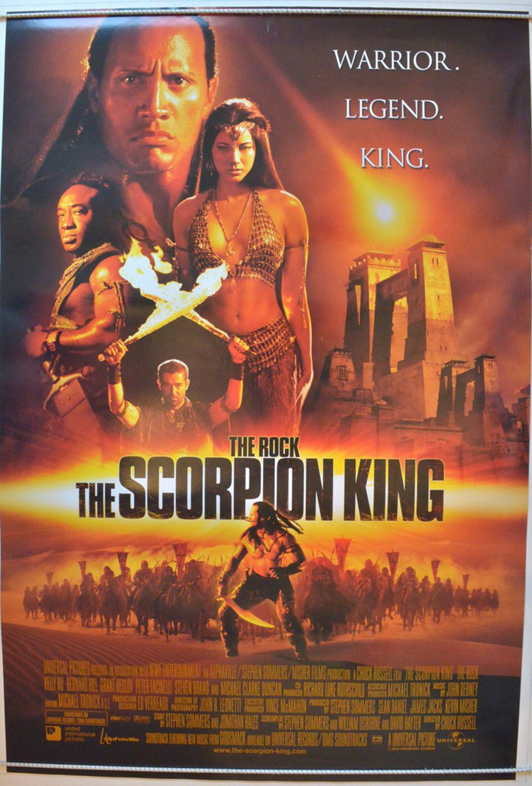 The Scorpion King Original One Sheet Poster - Movie Poster