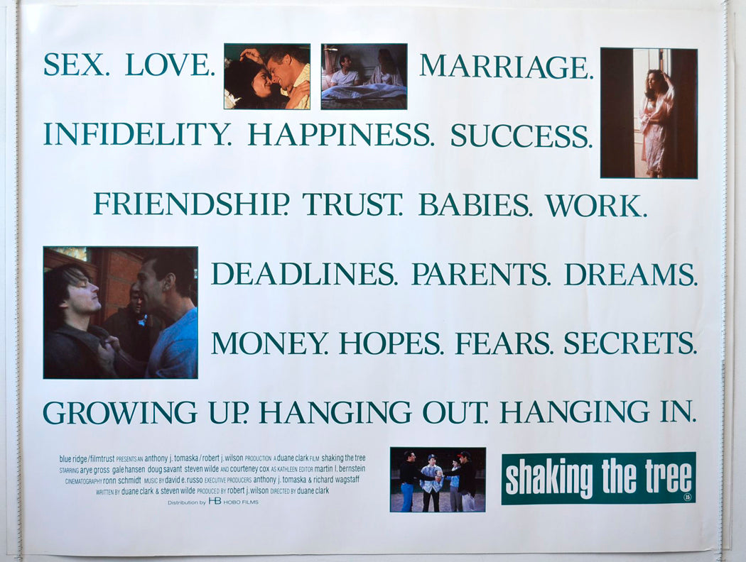 Shaking The Tree Original British Quad Poster - Movie Poster