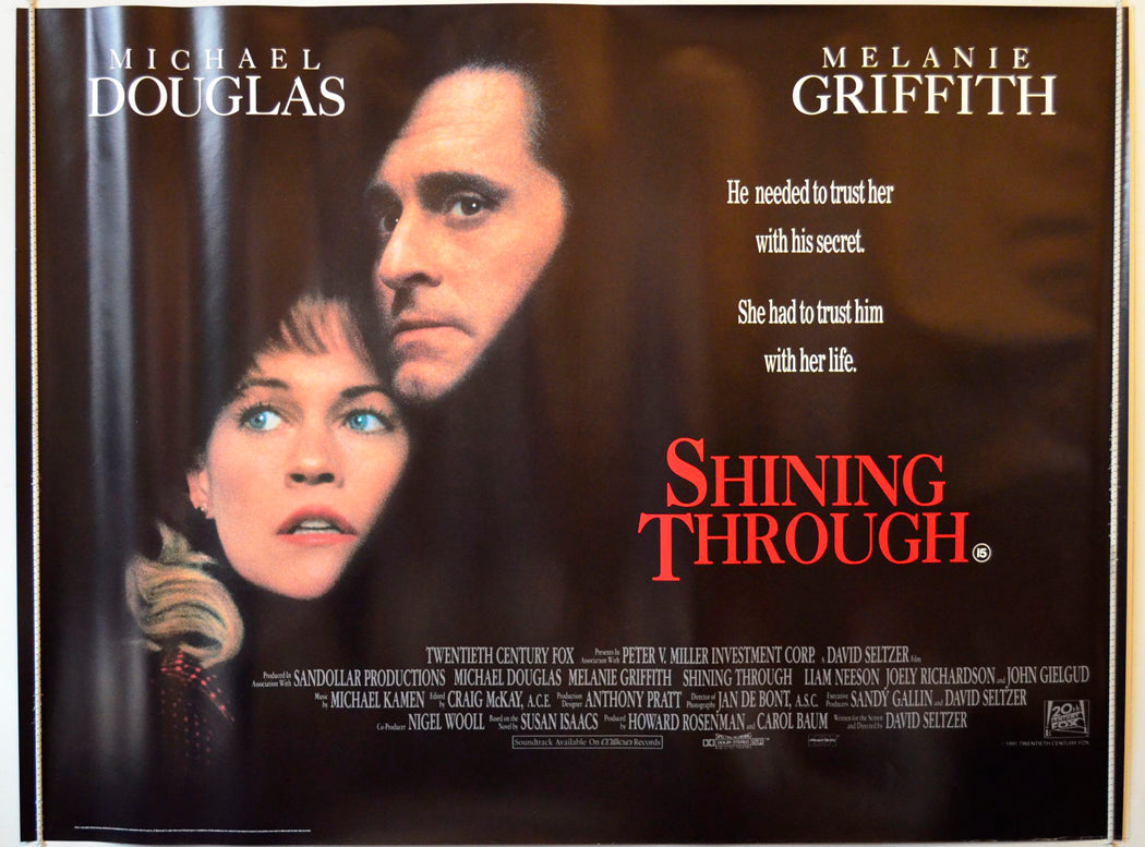 Shining Through (Design 2) Original British Quad Poster - Movie Poster