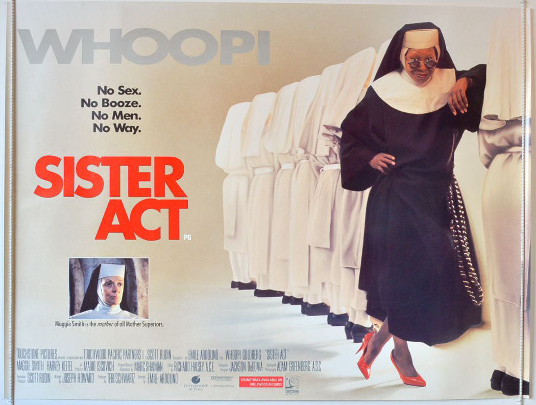 Sister Act Original Quad Movie Poster