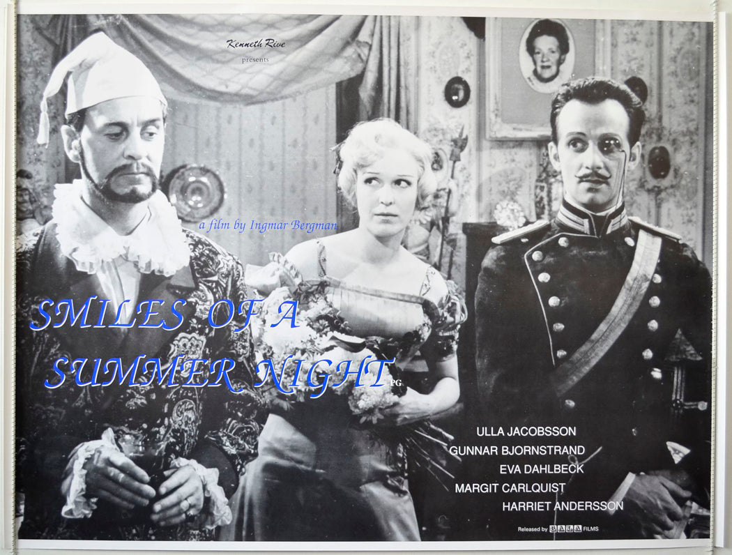 Smiles Of A Summer Night (a.k.a. Sommarnattens leende) Original British Quad Poster - Movie Poster