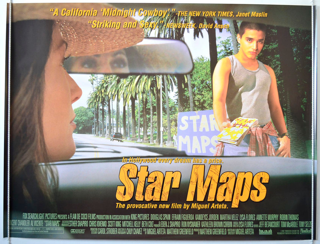 Star Maps Original British Quad Poster - Movie Poster