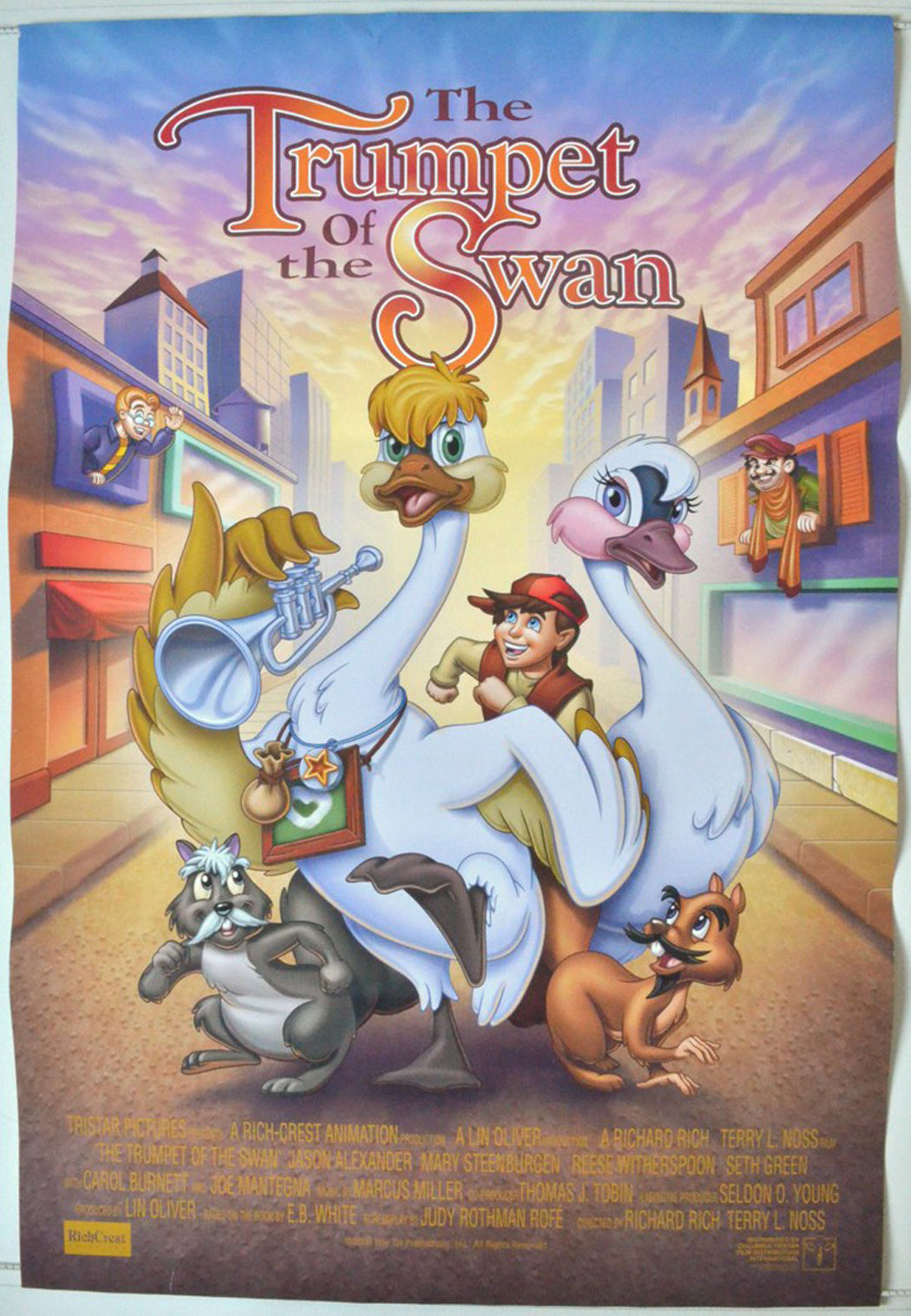 The Trumpet Of The Swan Original One Sheet Poster - Movie Poster
