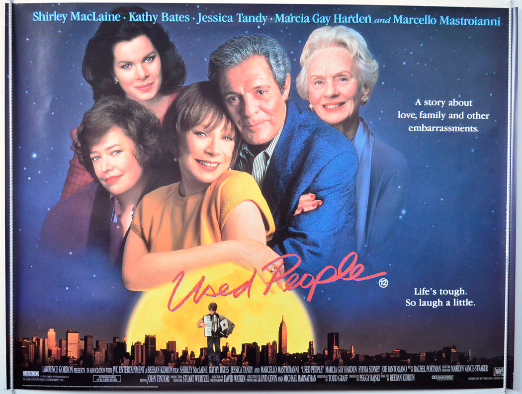 Used People Original British Quad Poster - Movie Poster