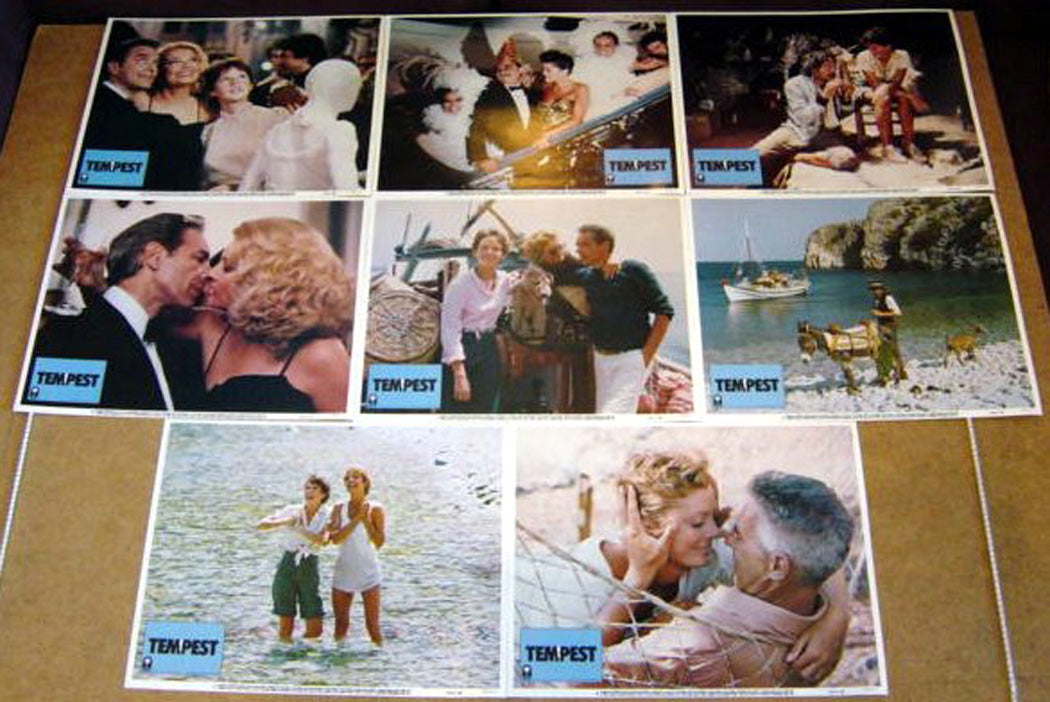 Tempest Set Of 8 Lobby Cards
