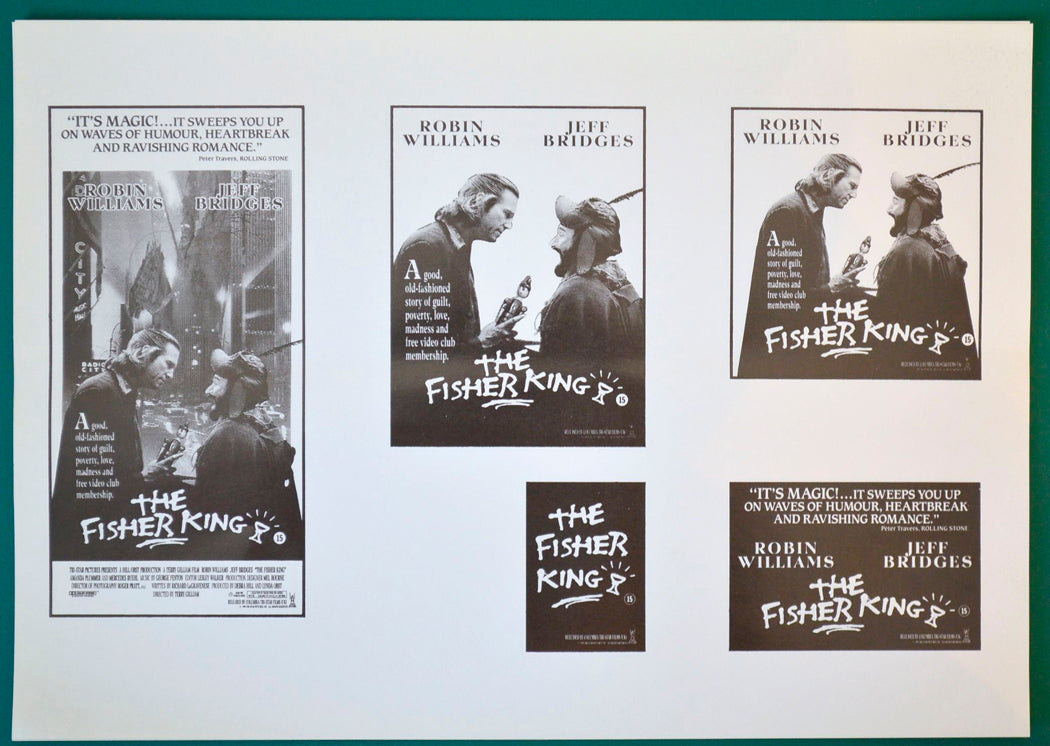 THE FISHER KING - ad blocks