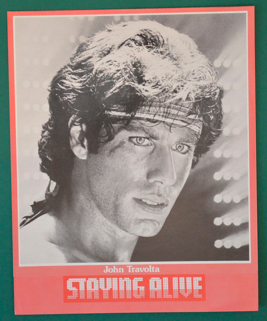 Staying Alive Original Cinema Synopsis / Credits Leaflet