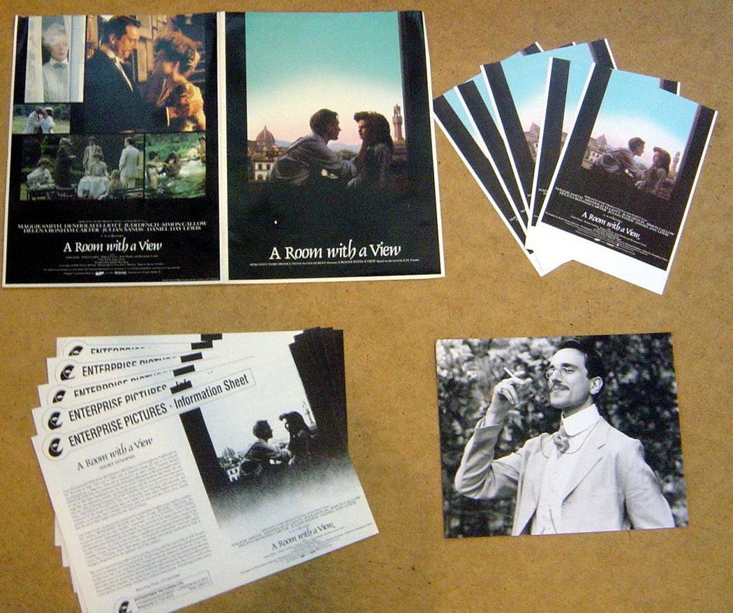 A Room With A View Original Press Kit With 1 Black And White Still