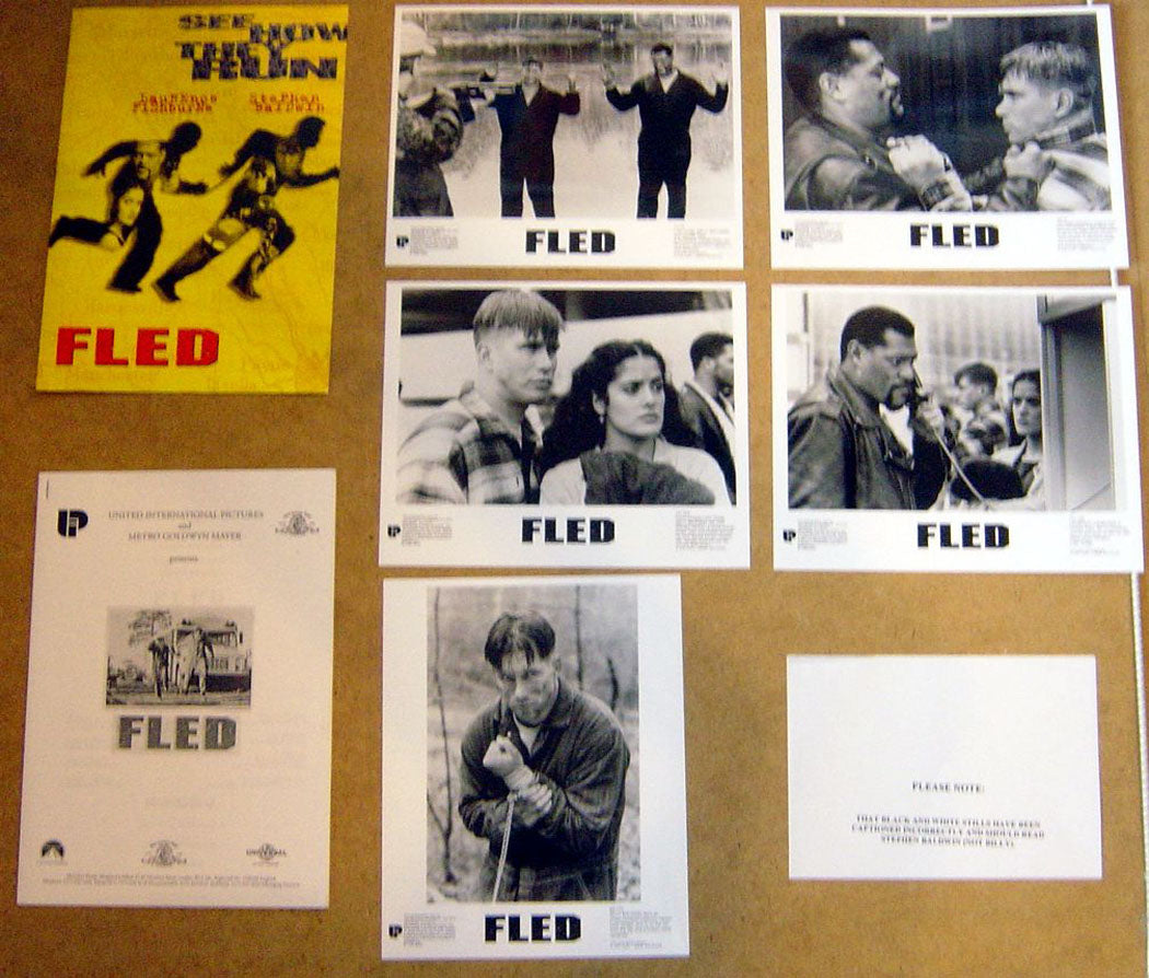 Fled Original Press Kit With 5 Black And White Stills