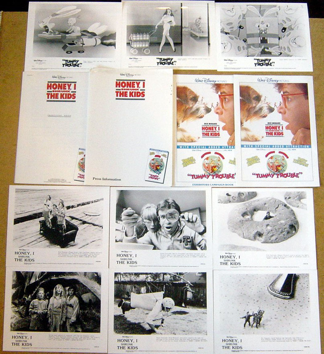 Honey, I Shrunk The Kids Original Press Kit With 9 Black And White Stills