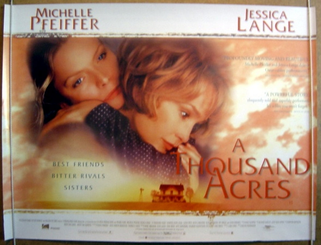 A Thousand Acres Original Quad Movie Poster