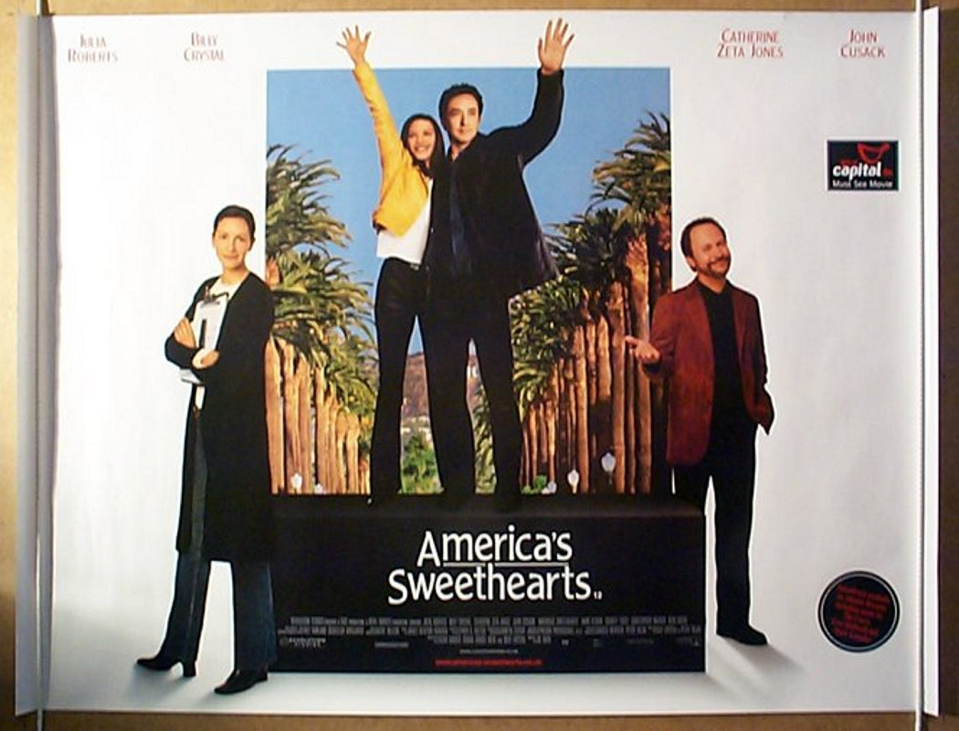 America's Sweethearts Original Quad Movie Poster