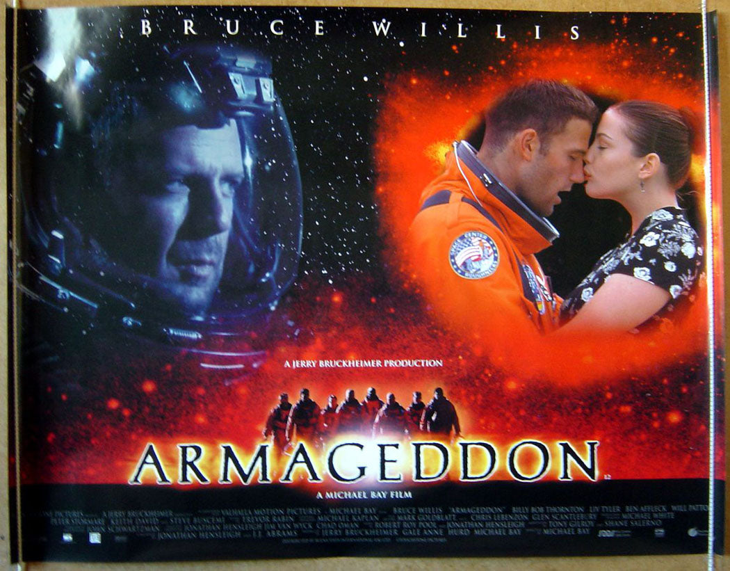 Armageddon Original Quad Movie Poster