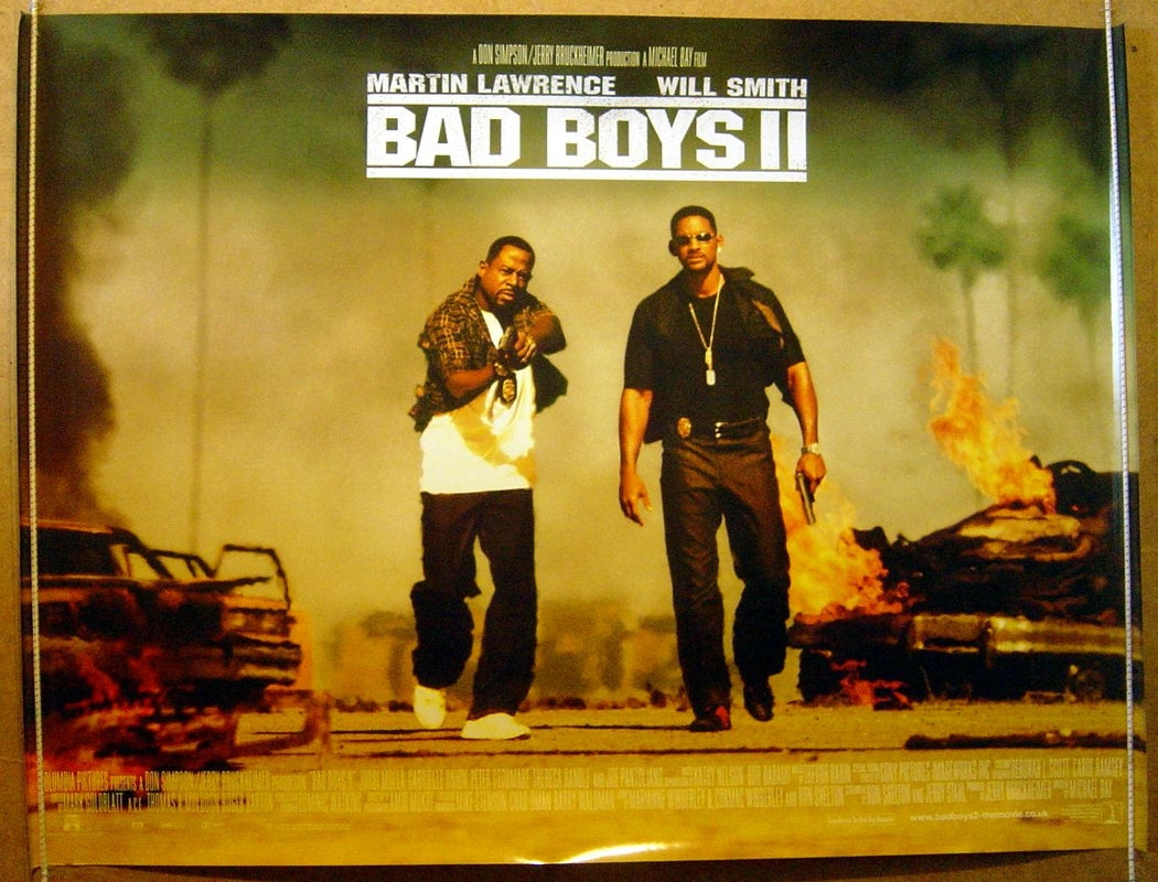 Bad Boys II Original Quad Movie Poster