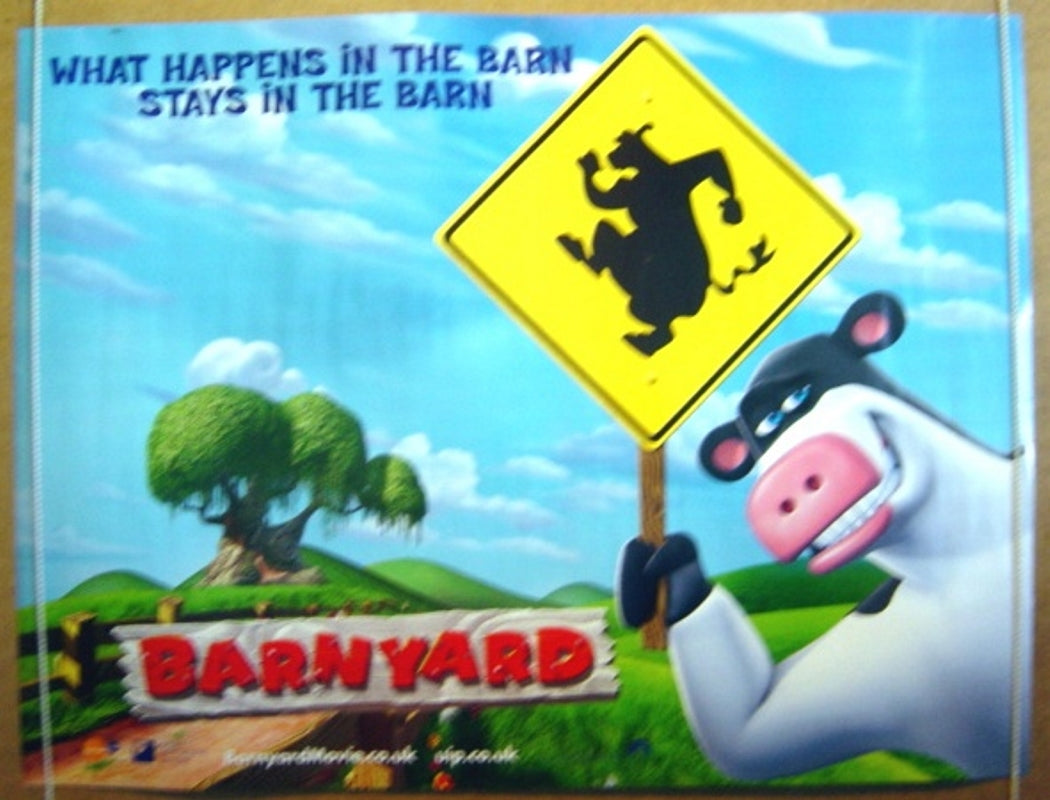 Barnyard Original Quad Movie Poster