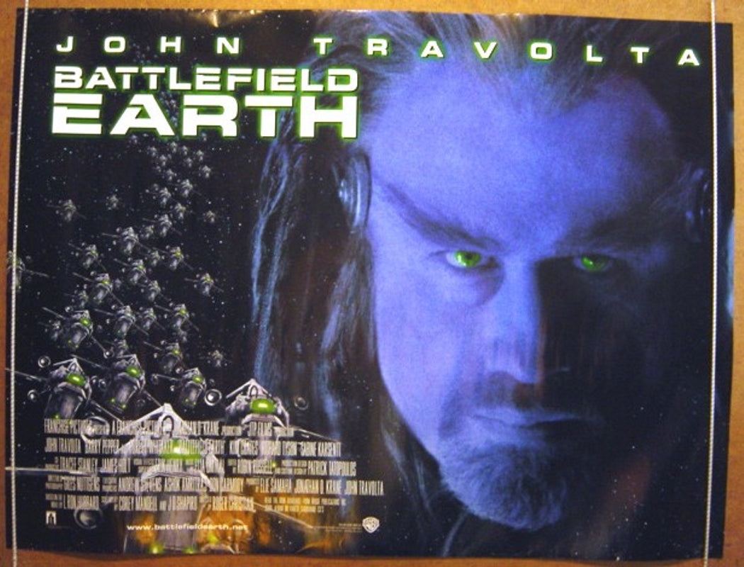 Battlefield Earth Original Quad Movie Poster