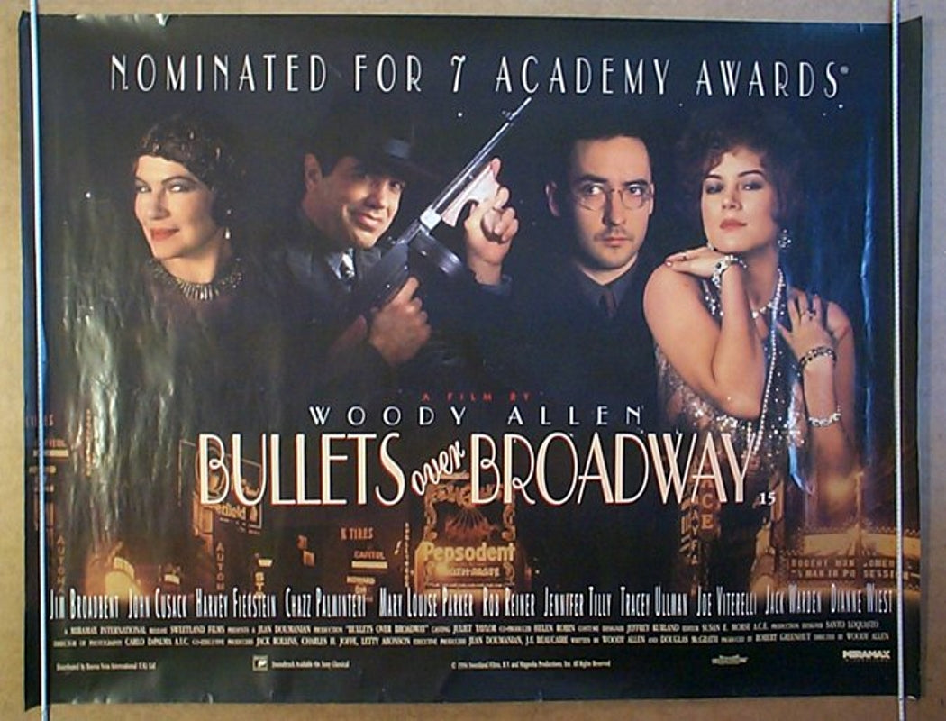Bullets Over Broadway Original Quad Movie Poster
