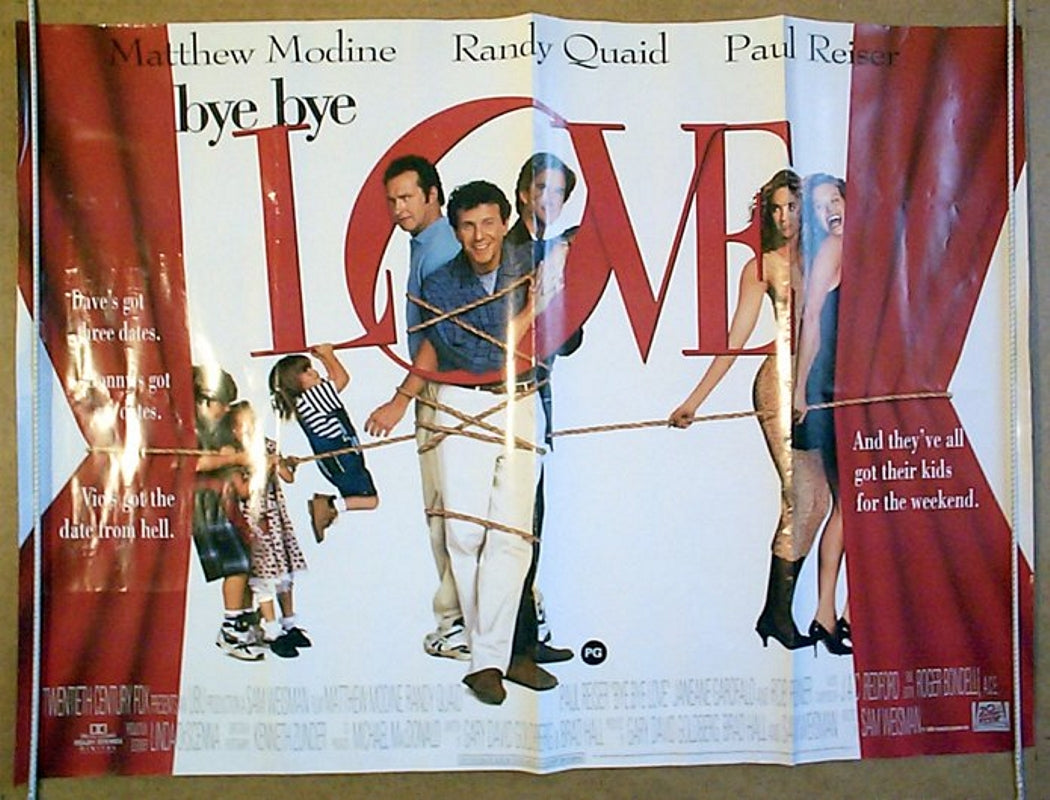 Bye Bye Love Original Quad Movie Poster
