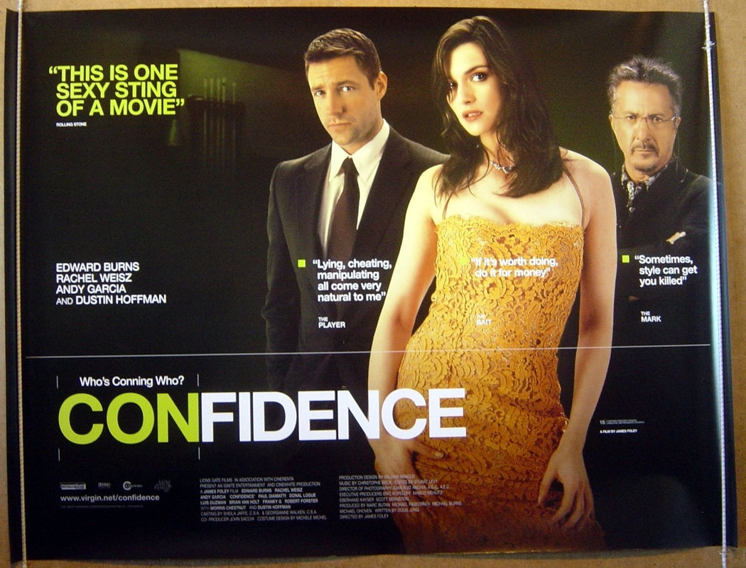 Confidence Original Quad Movie Poster