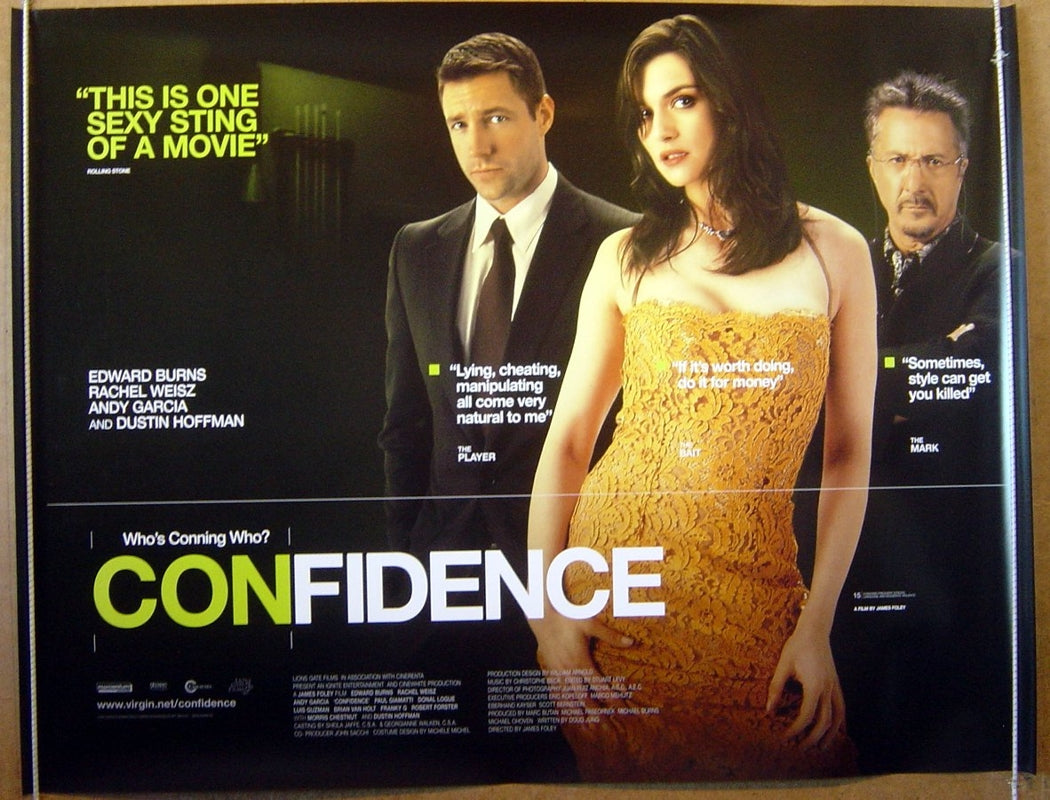 Confidence Original Quad Movie Poster