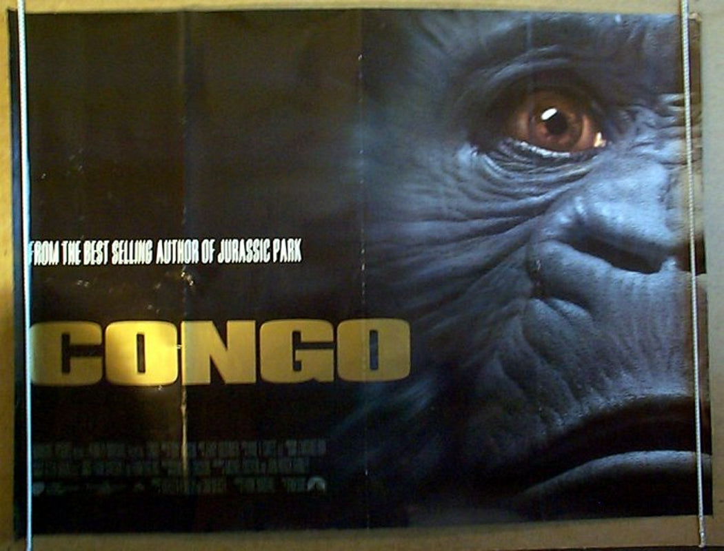 Congo (Teaser Original Quad Movie Poster) Original Quad Movie Poster