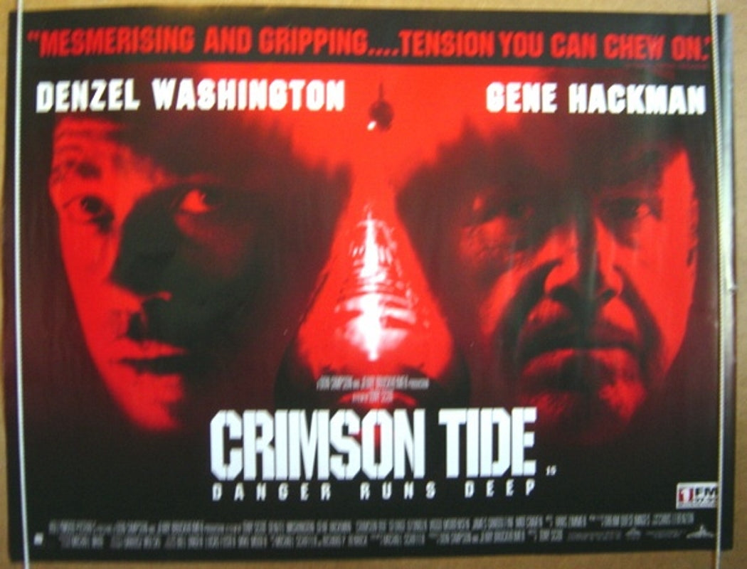 Crimson Tide Original Quad Movie Poster