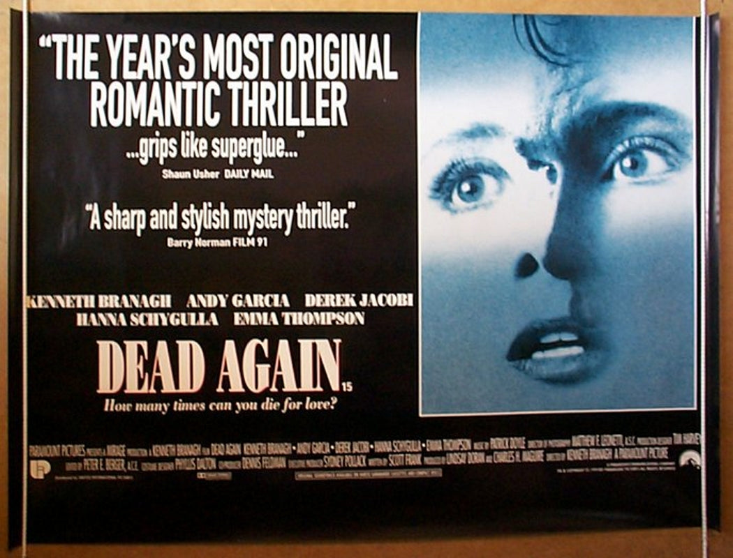 Dead Again Original Quad Movie Poster