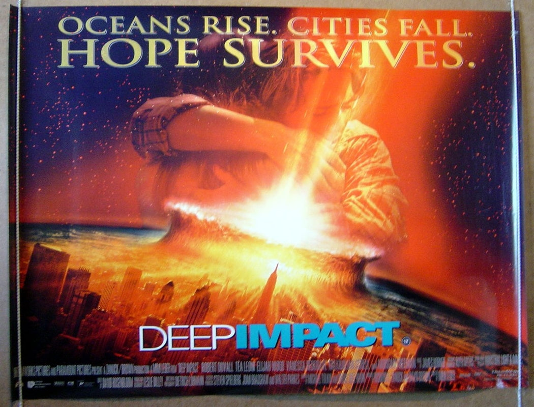 Deep Impact Original Quad Movie Poster