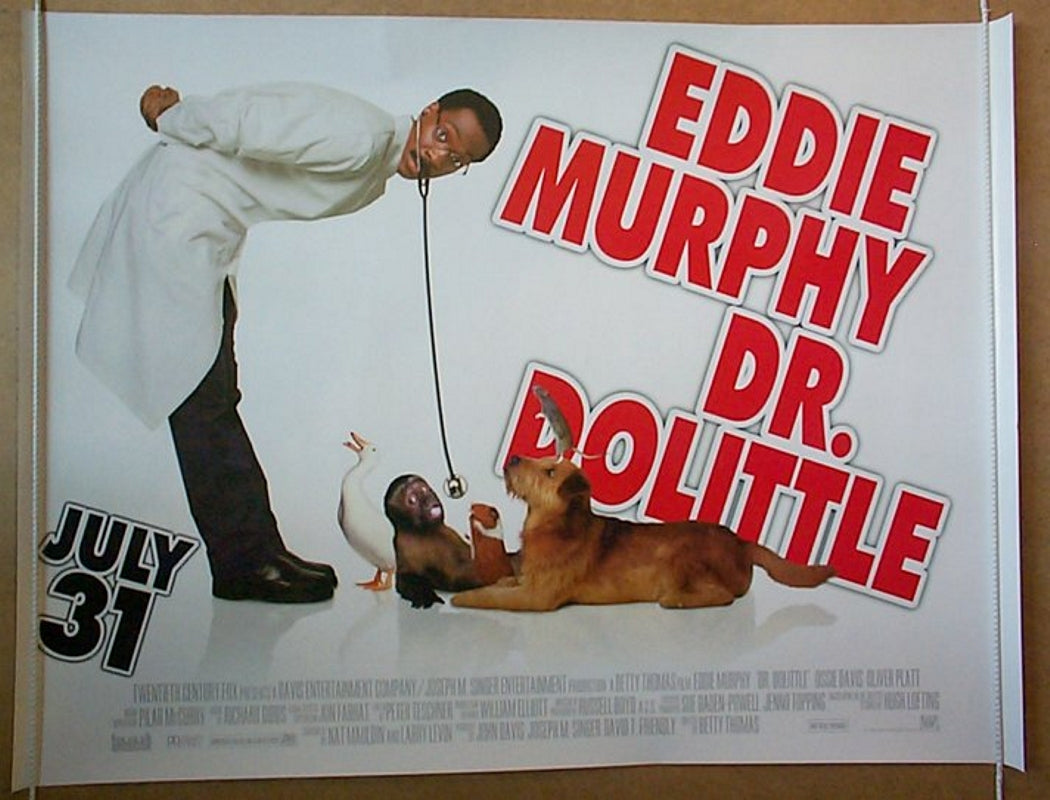 Dr. Dolittle Original Quad Movie Poster