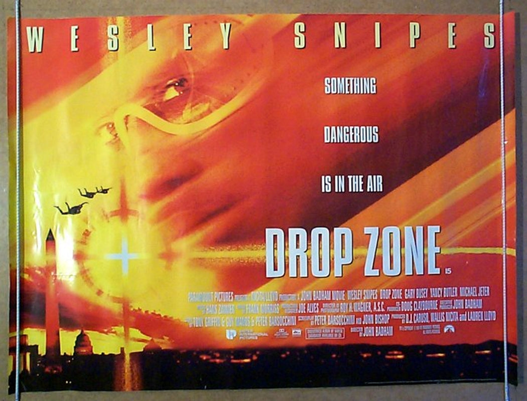 Drop Zone Original Quad Movie Poster