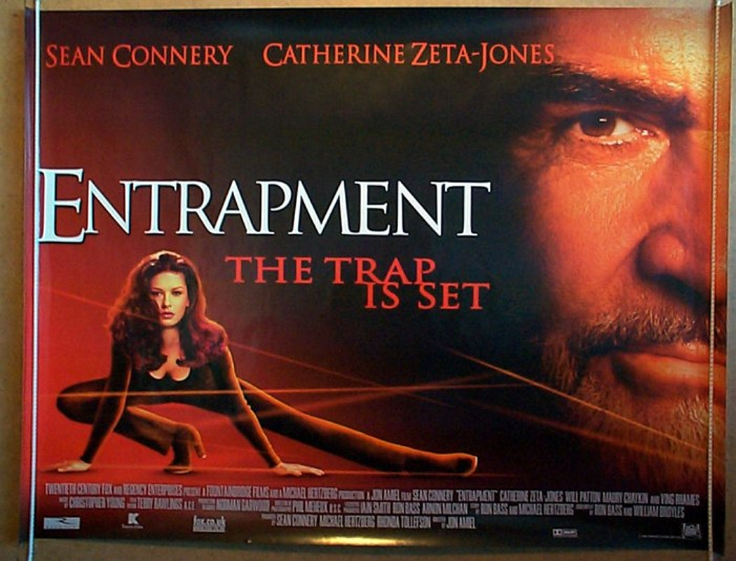 Entrapment Original Quad Movie Poster