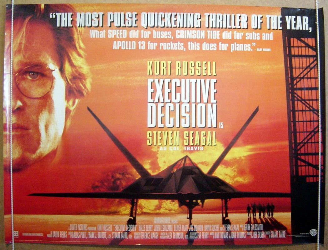 Executive Decision Original Quad Movie Poster