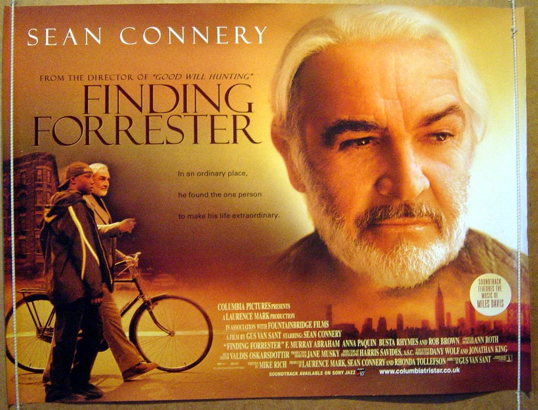 Finding Forrester Original Quad Movie Poster
