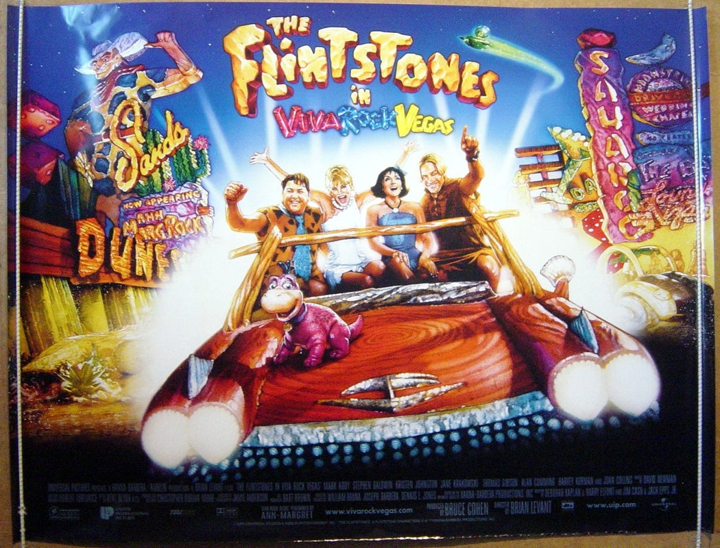 Flintstones In Viva Rock Vegas (The) Original Quad Movie Poster