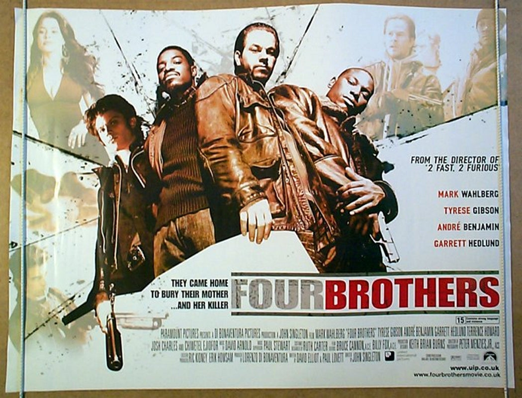 Four Brothers Original Quad Movie Poster