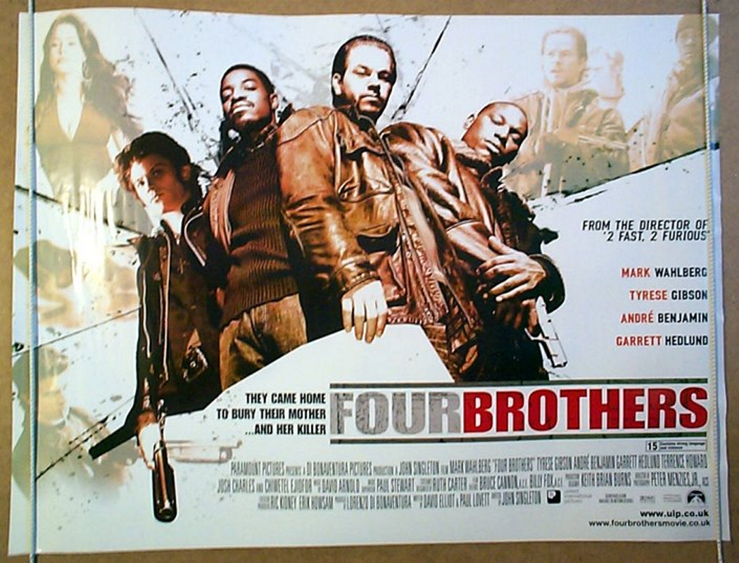 Four Brothers Movie Poster Original Remake Sons Of Katie Elder And four-brothers-movie-poster-original-remake-sons-of-katie-elder-and