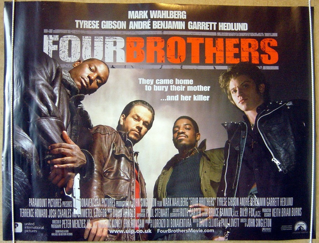 Four Brothers Original Quad Movie Poster