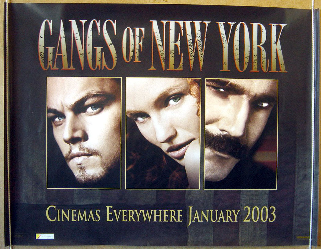 Gangs Of New York (Teaser) Original Quad Movie Poster
